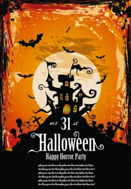 Free Printable halloween flyer Background templates for kids and adults