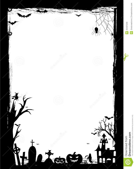 Download free Printable halloween border frame images pics clipart