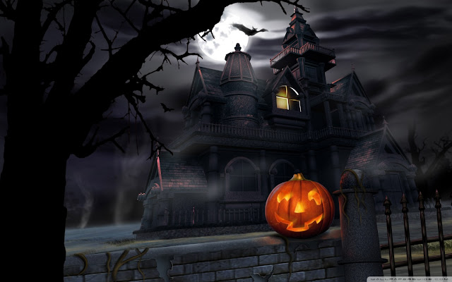 Halloween full moon hd wallpapers images pics for PC mobile