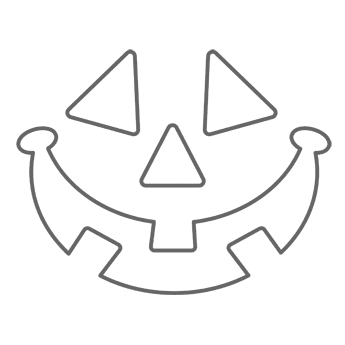 cool funny jack o lantern face design pattern templates for download