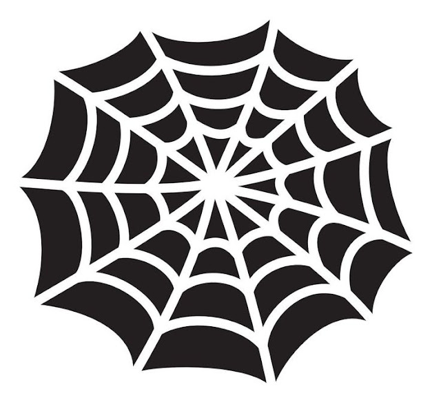 Free printable Spider halloween pumpkin carving pattern designs stencils