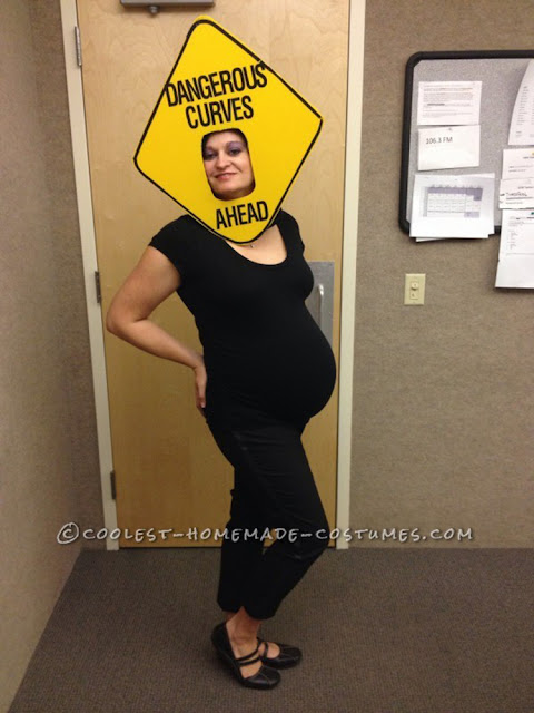 Do It Yourself halloween costumes for pregnant and newborn babies