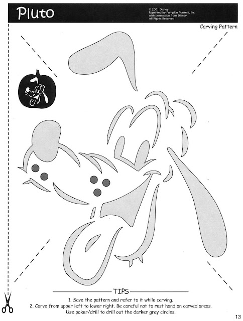 Free Printable Mickey Minnie Mouse Pumpkin carving stencils patterns