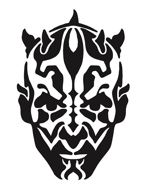 Star wars pumpkin stencils carving pattern outline free printable