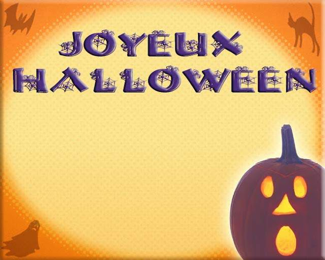 Joyeux halloween- happy halloween in french animated gif Images