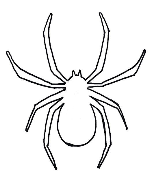 Free printable Spider halloween pumpkin carving pattern designs stencils