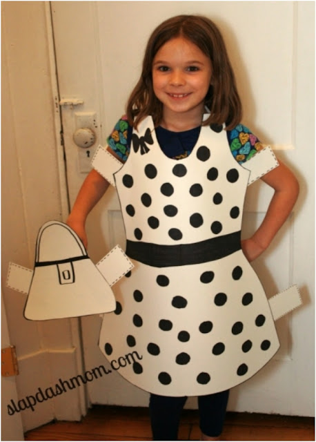 Quick clever Last Minute Diy handmade costume for kids girls woman adults 