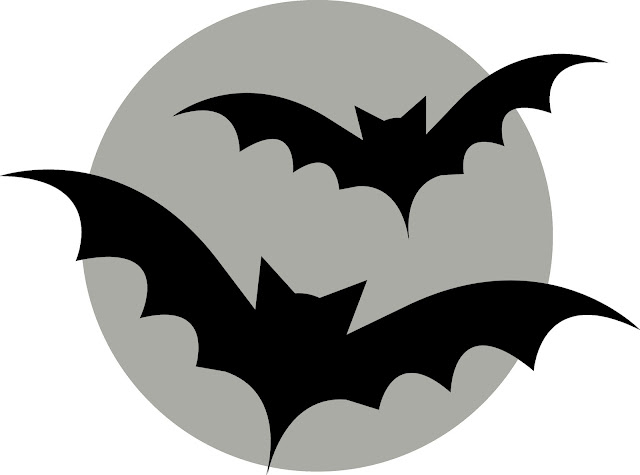 Free printable bat pumpkin carving patterns design templates