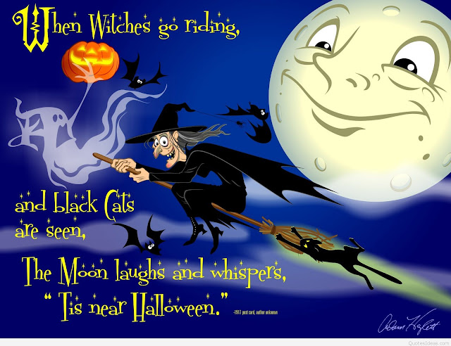 Funny halloween witch image cartoon quotes memes animated gif