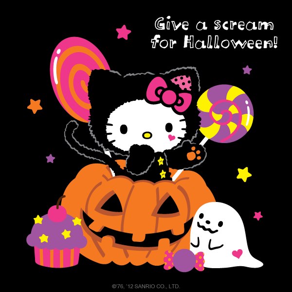 Happy halloween hello kitty images for facebook whatsapp