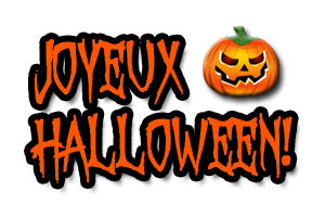 Joyeux halloween- happy halloween in french animated gif Images