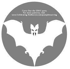 free baby vampire bat pumpkin stencil pdf download