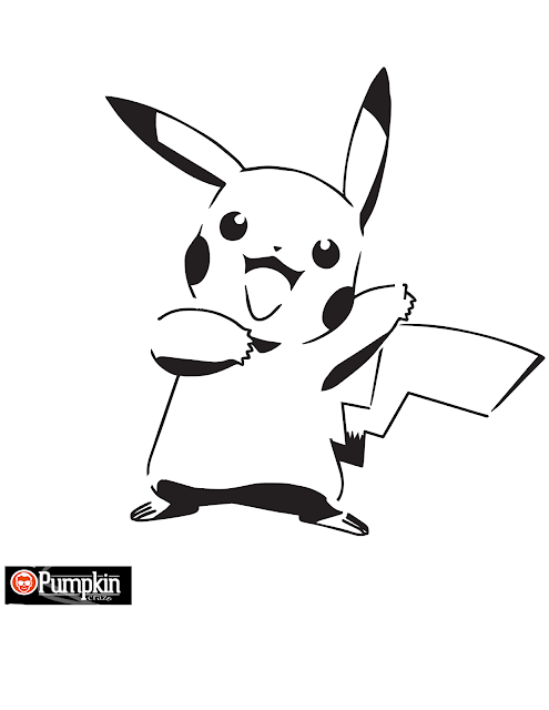 Download pokemon outline template for carving pumpkin