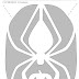 Free printable Spider halloween pumpkin carving pattern designs stencils