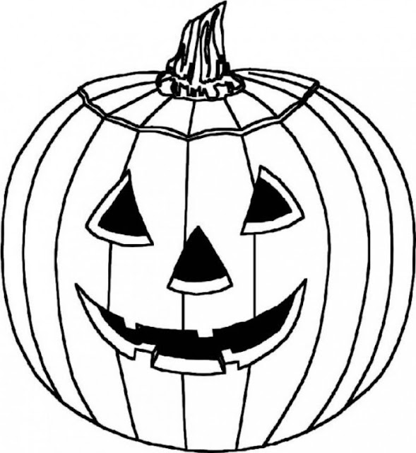 Free Printable easy funny jack o lantern face stencils patterns