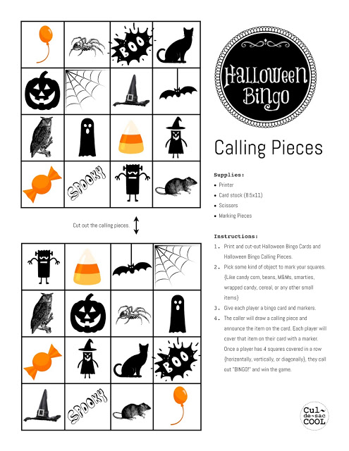 Blank halloween bingo cards templates for kindergarten,kids and students