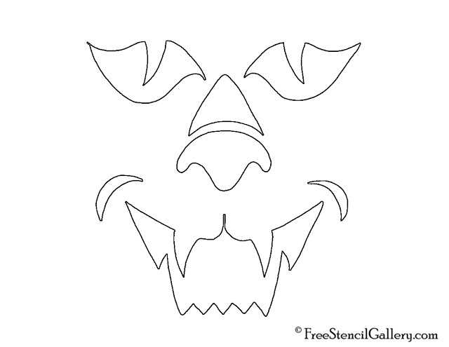 Free printable disney jack-o-lantern stencils coloring pages download