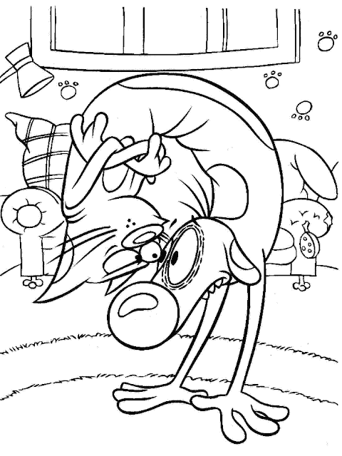 Free Printable nickelodeon halloween coloring pages for kids