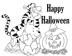 Free happy halloween coloring pages template for print kids and Adults