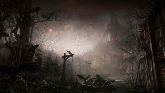 Old creepy vintage halloween pictures images HD desktop backgrounds