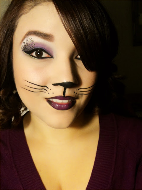 Easy and cute cheshire kitty cat halloween makeup ideas 2017 images