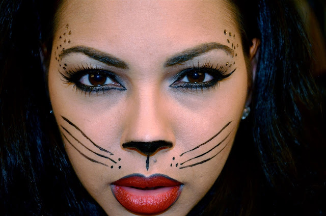 Easy and cute cheshire kitty cat halloween makeup ideas 2017 images