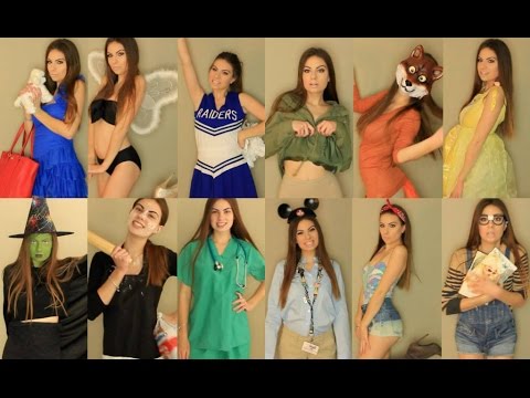 Quick very last minute diy homemade holloween costume ideas 2017