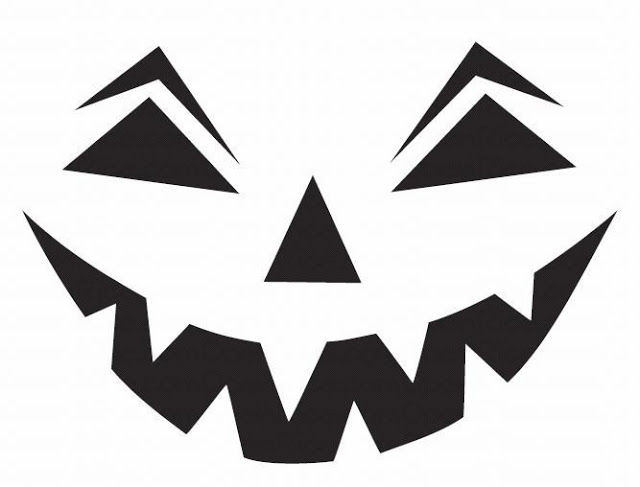 Download Easy Halloween Pumpkin pattern templates stencils