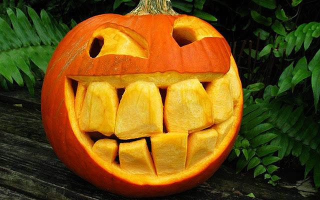 cool funny jack o lantern face design pattern templates for download