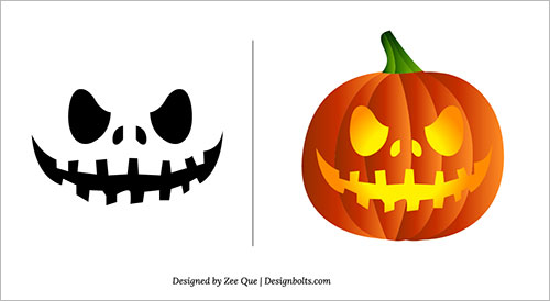 Halloween 2017 Pumpkin scary face design ideas for jack o lantern