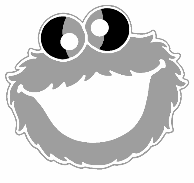 Download Free printable elmo face stencils outline cutout