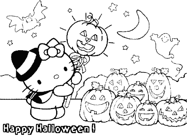 Free Printable nickelodeon halloween coloring pages for kids