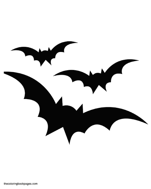 Free printable bat pumpkin carving patterns design templates